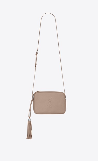 Lou camera bag in smooth leather